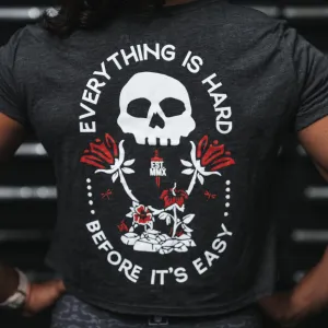 2POOD-Everything is hard crop top