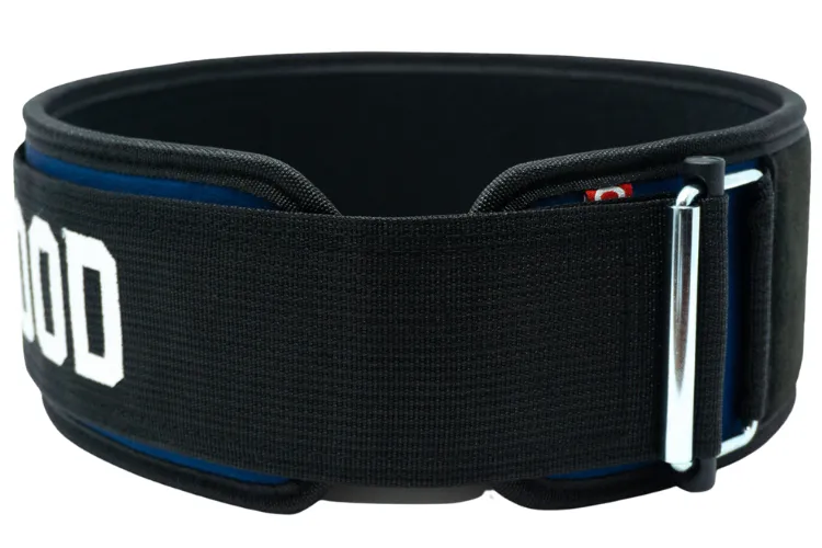 2POOD Navy Velcro Patch 4" Weightlifting Belt
