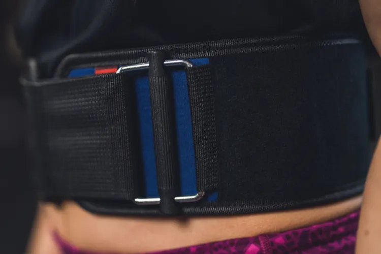 2POOD Navy Velcro Patch 4" Weightlifting Belt