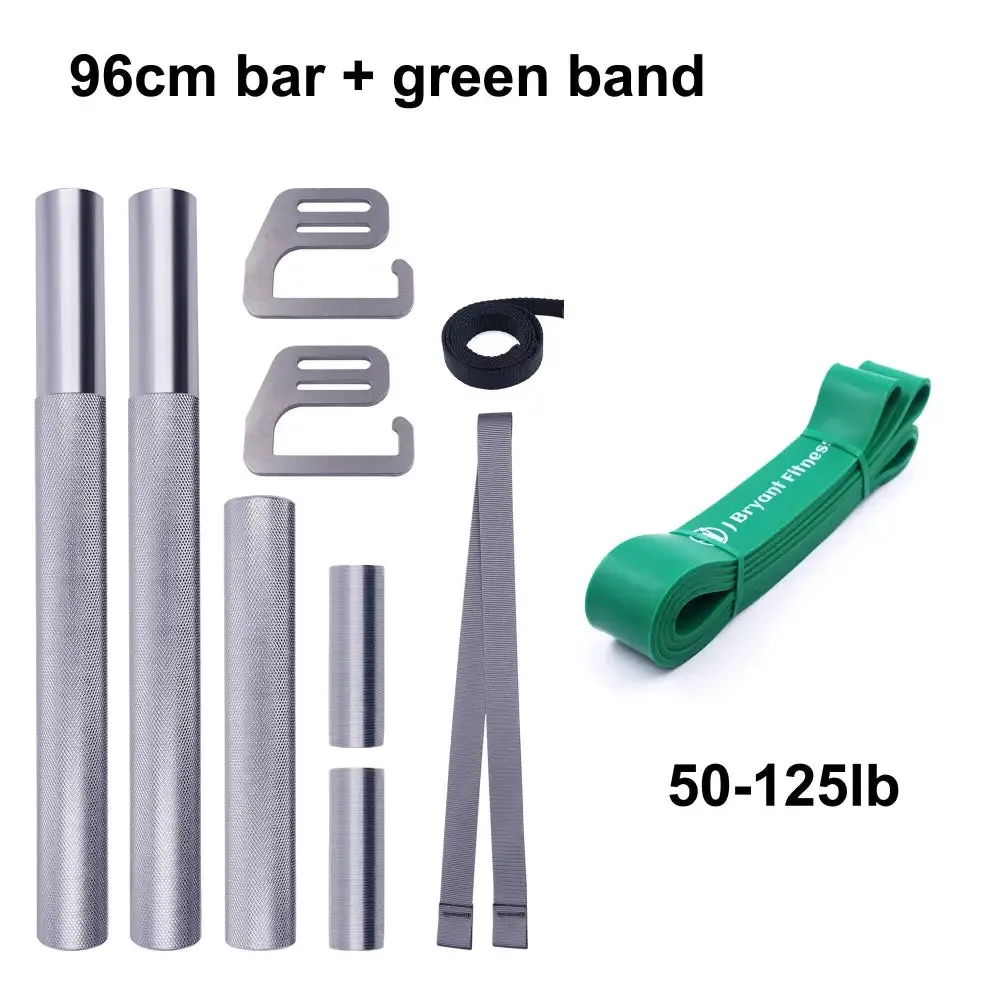 74 96cm Heavy Duty Exercise Bar with Large Hook