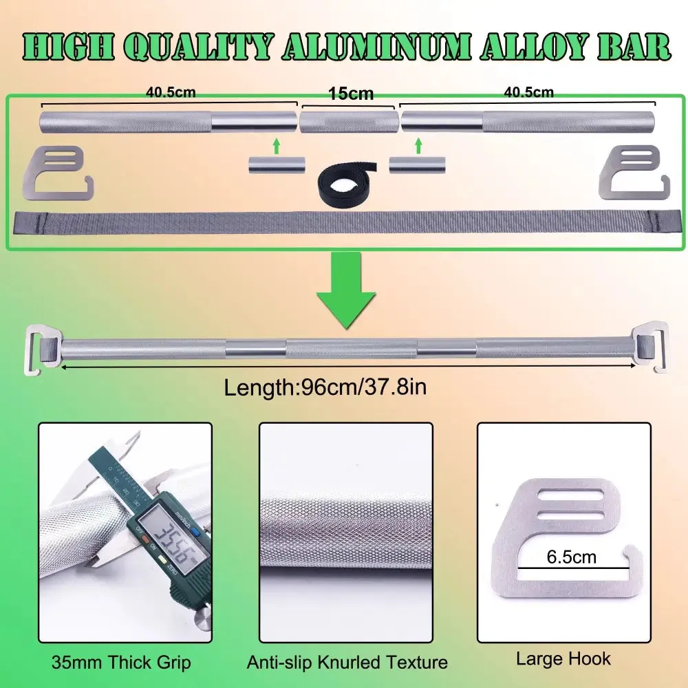 96cm Resistance Bar with Large Hook with Handles