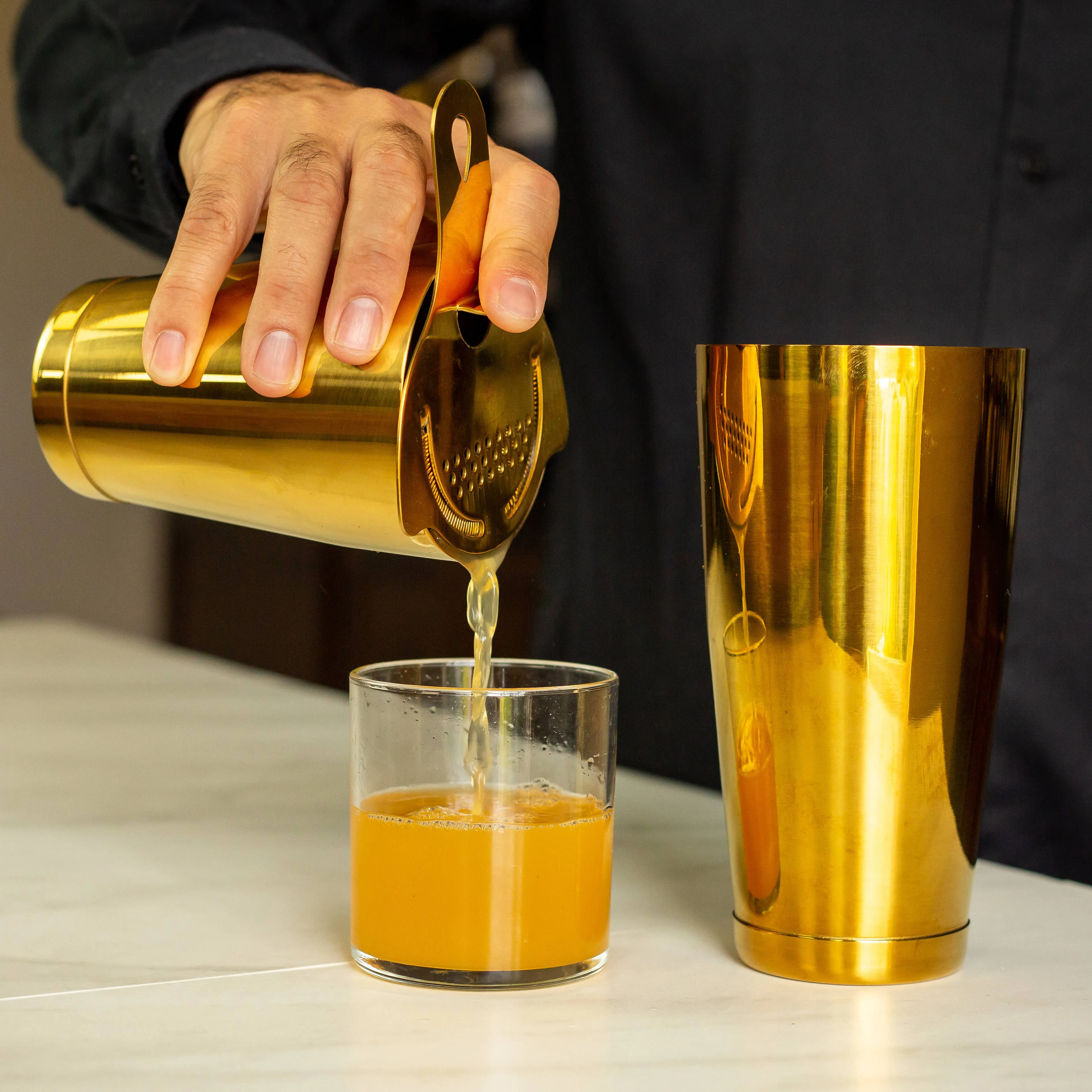 Boston Shaker - W/W Gold
