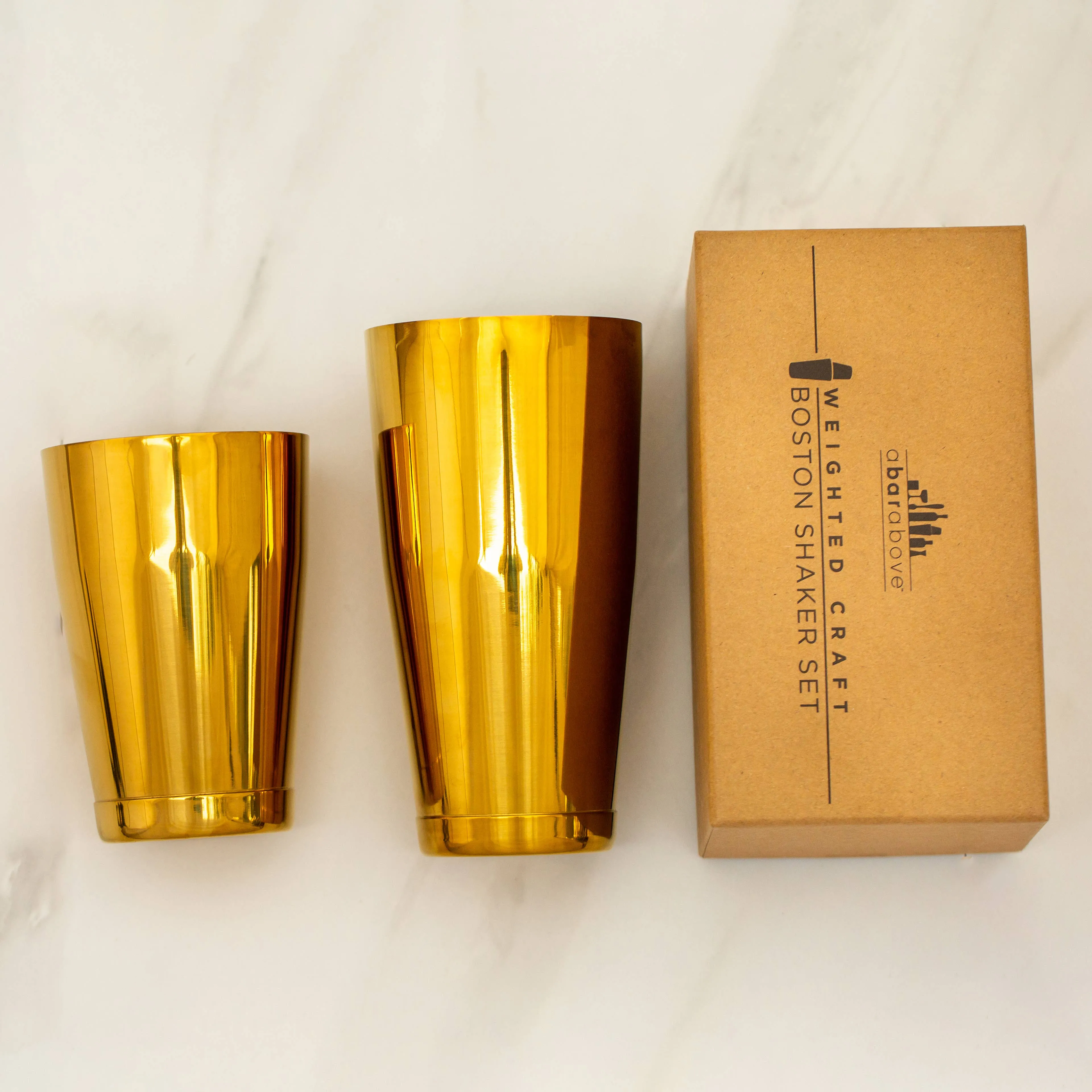 Boston Shaker - W/W Gold