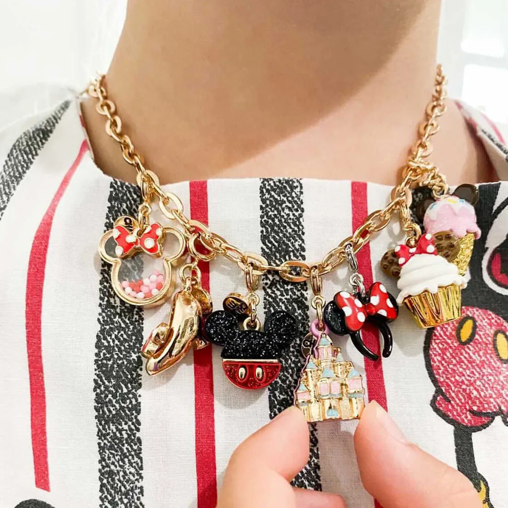CHARM IT! Gold Minnie Shaker Charm
