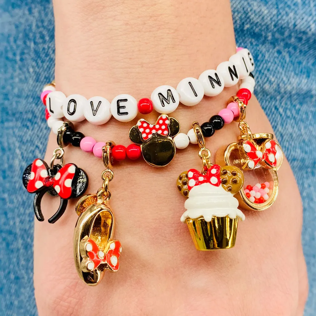 CHARM IT! Gold Minnie Shaker Charm
