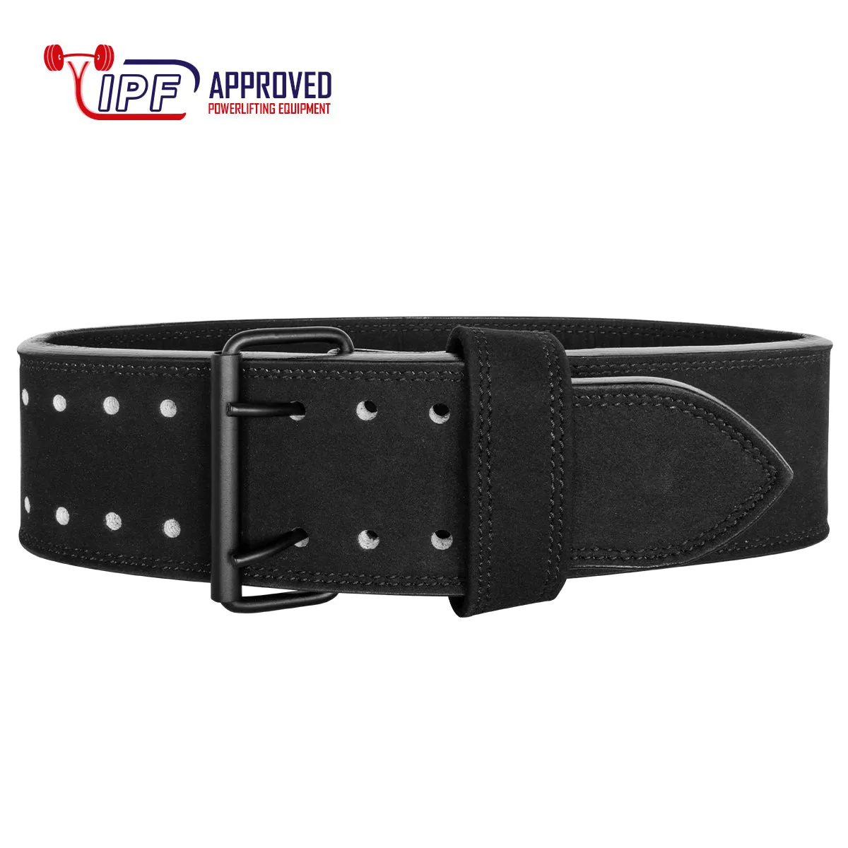 Double Prong Belt, All Black, 13MM - IPF Approved