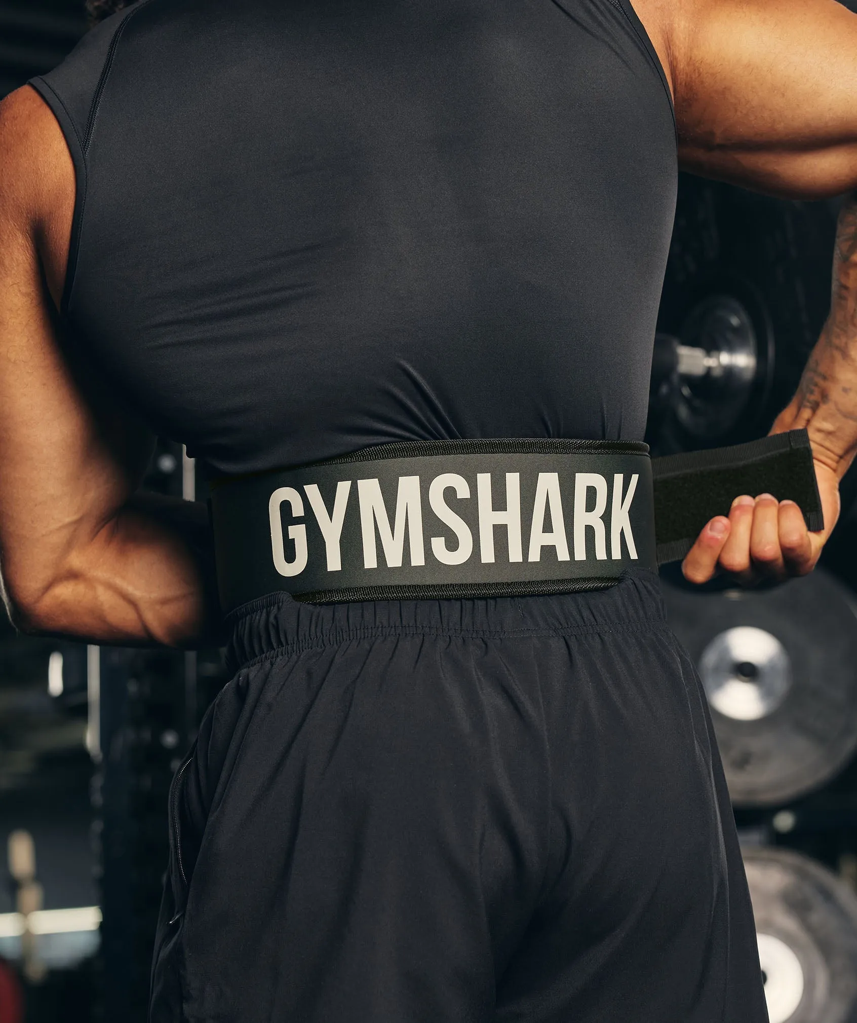 Gymshark Velcro Weightlifting Belt - Strength Green