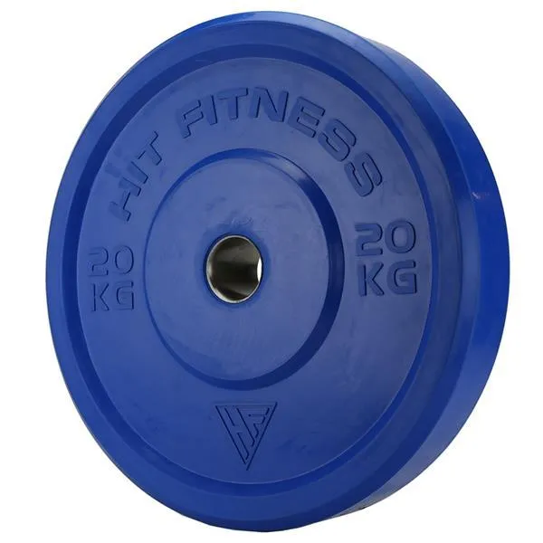Hit Fitness Coloured Bumper Plates Bundle | 20kg & 25kg