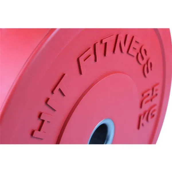 Hit Fitness Coloured Bumper Plates Bundle | 20kg & 25kg