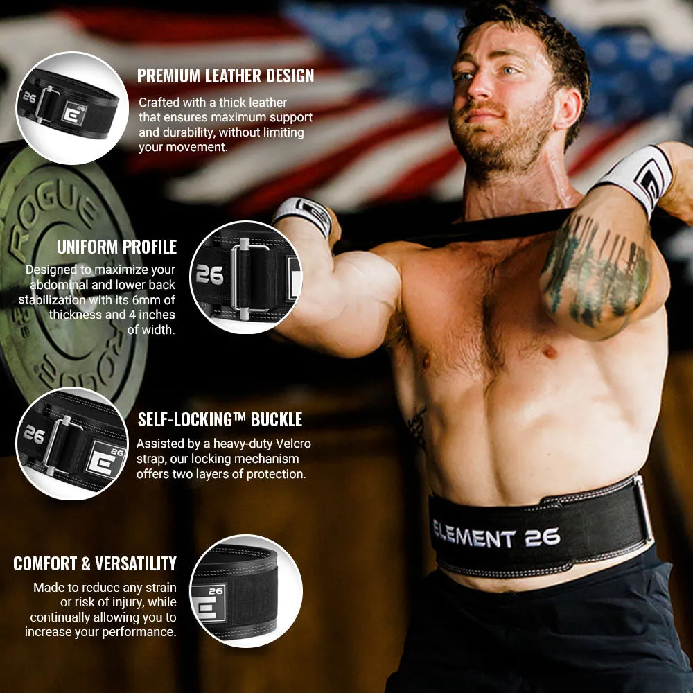 Hybrid Leather Weightlifting Belt
