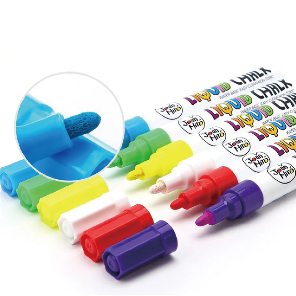 Jar Melo Liquid Chalk Markers -6 Colors