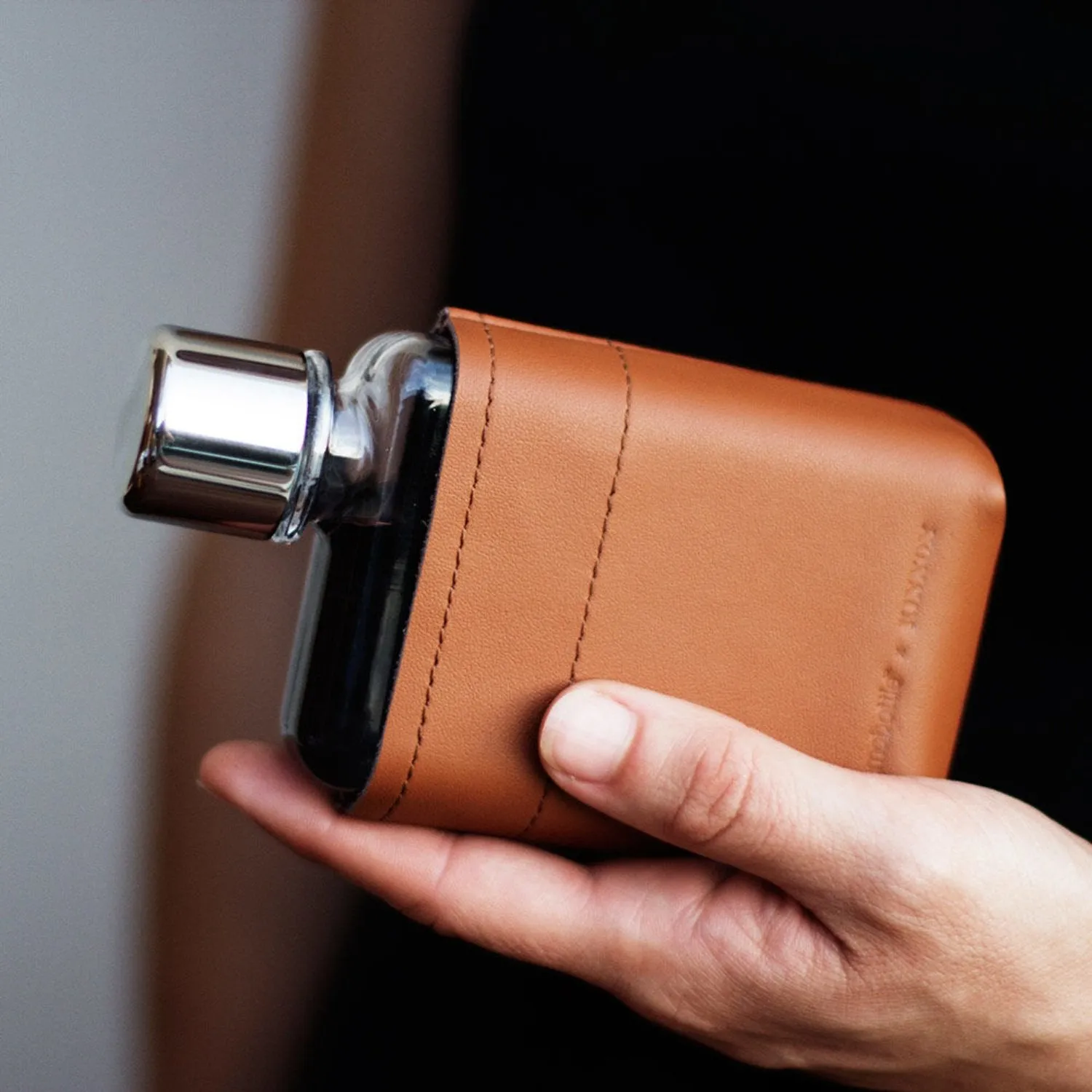 memobottle | sleeve A7 leather | tan - DC
