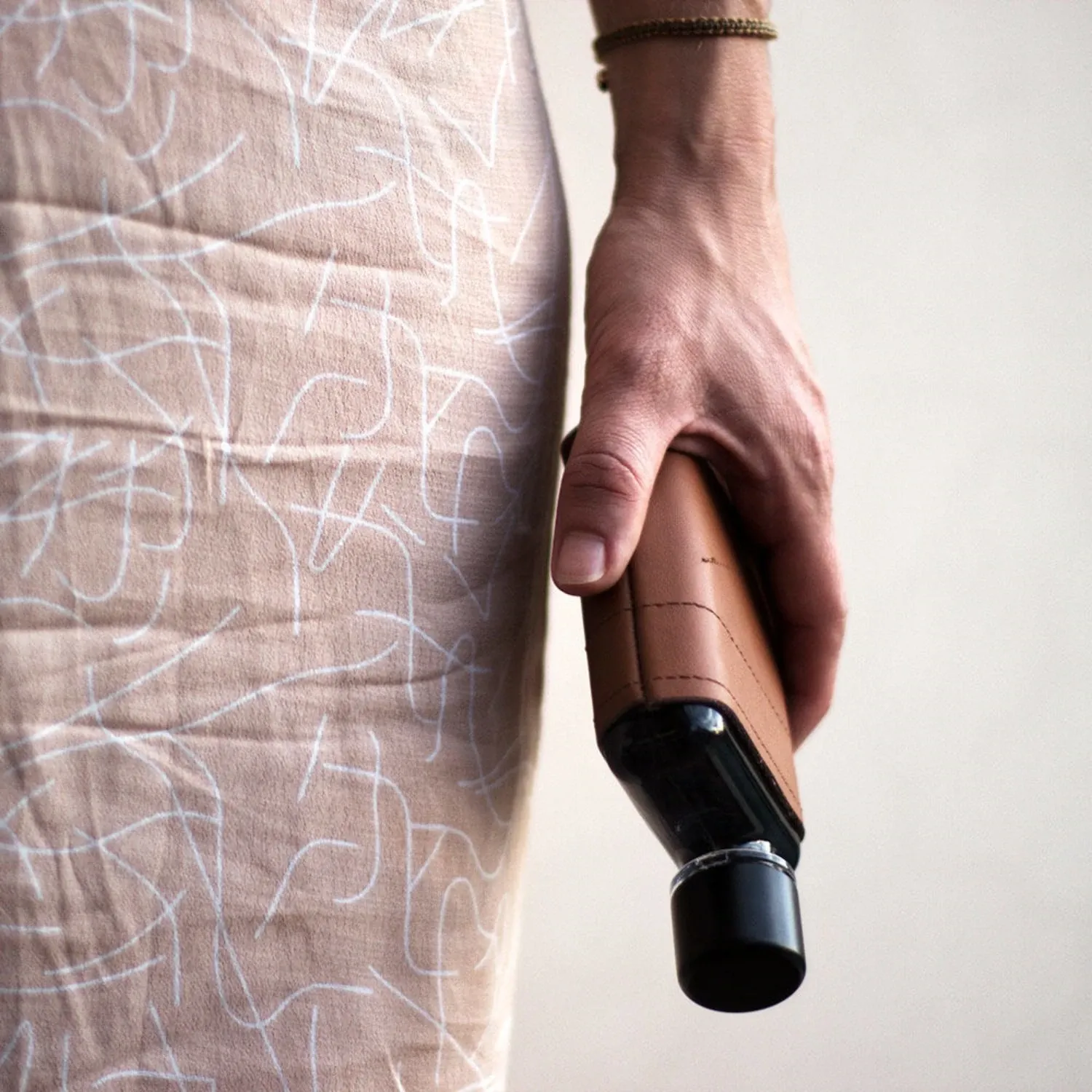 memobottle | sleeve A7 leather | tan - DC