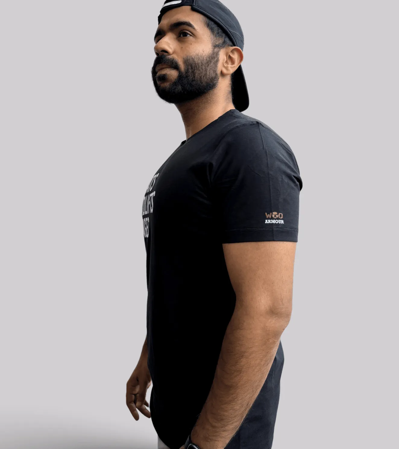 Men's squat deadlift  T-Shirt (black)