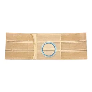 Nu-Hope Support Belt, Original Flat Panel, 6'' Wide, Left, 1'' From Bottom, Medium (32'' to 36'' Waist), Beige