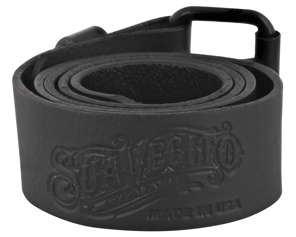 OG Script Leather Belt - Black