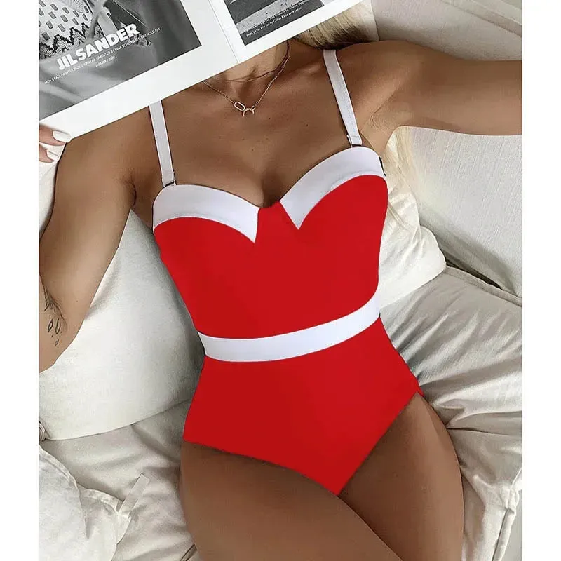 one piece Push Up Swimsuit