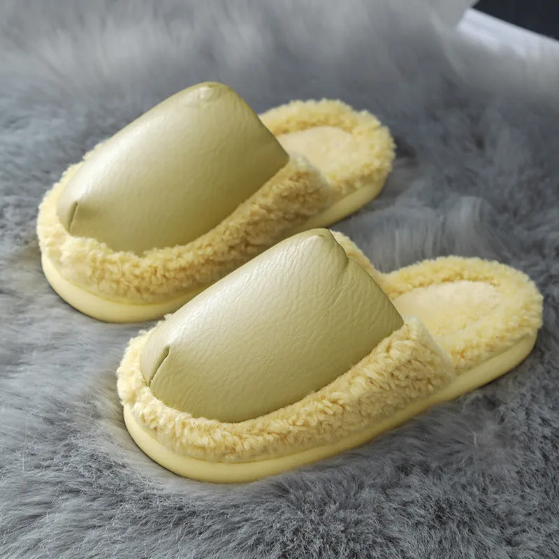 Plush Clog Slippers for Women