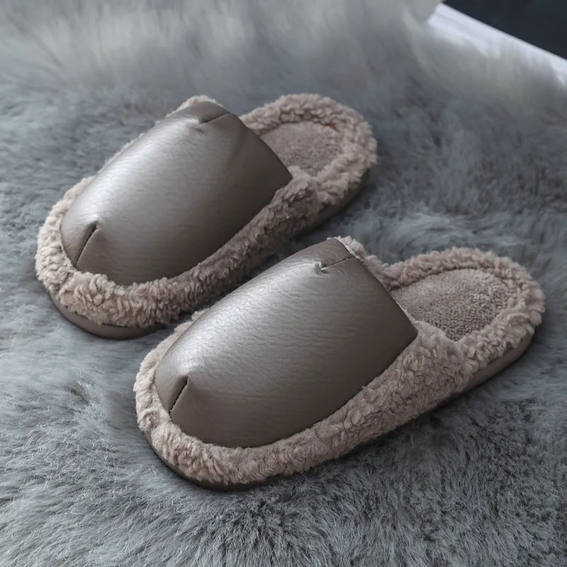 Plush Clog Slippers for Women