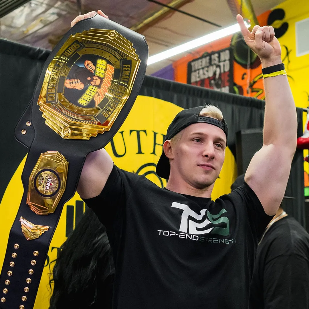 Weightlifting & Fitness 6lb Customizable Championship Belt