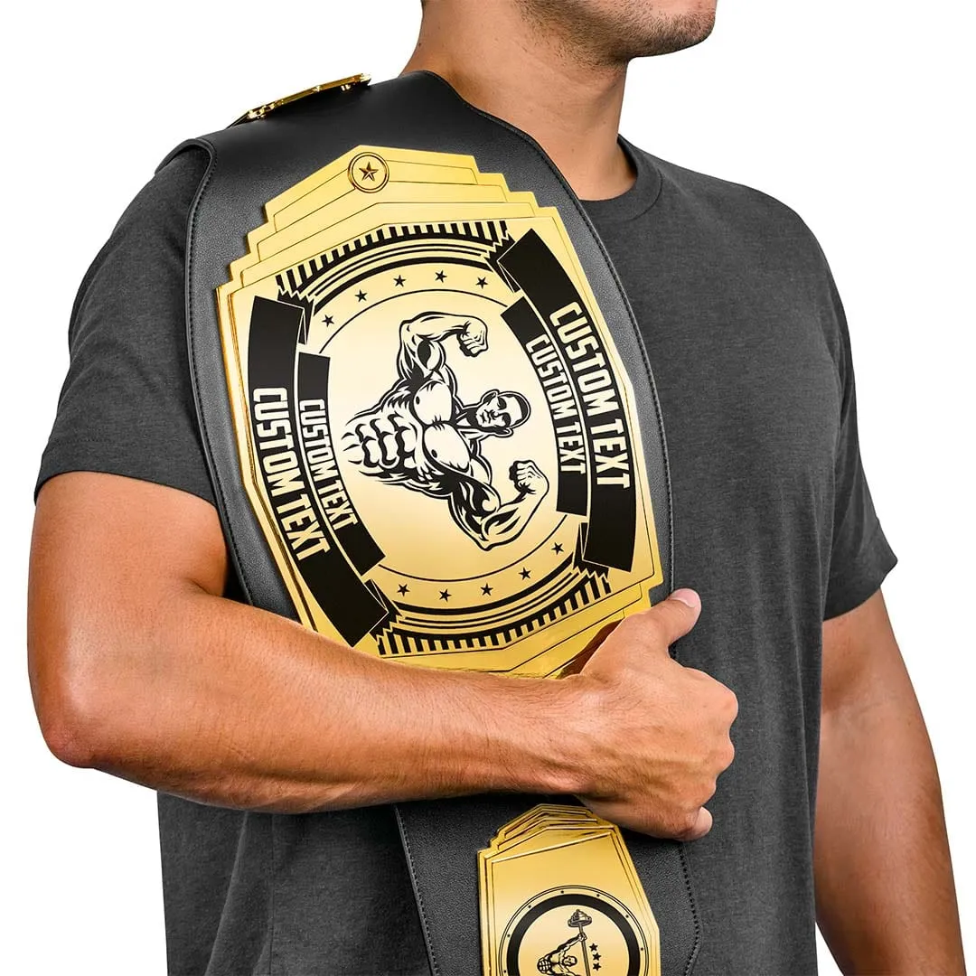 Weightlifting & Fitness 6lb Customizable Championship Belt