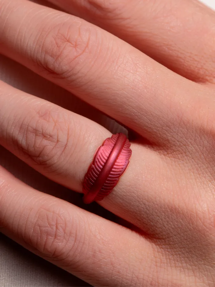 Women's Heartfelt Serene Ring
