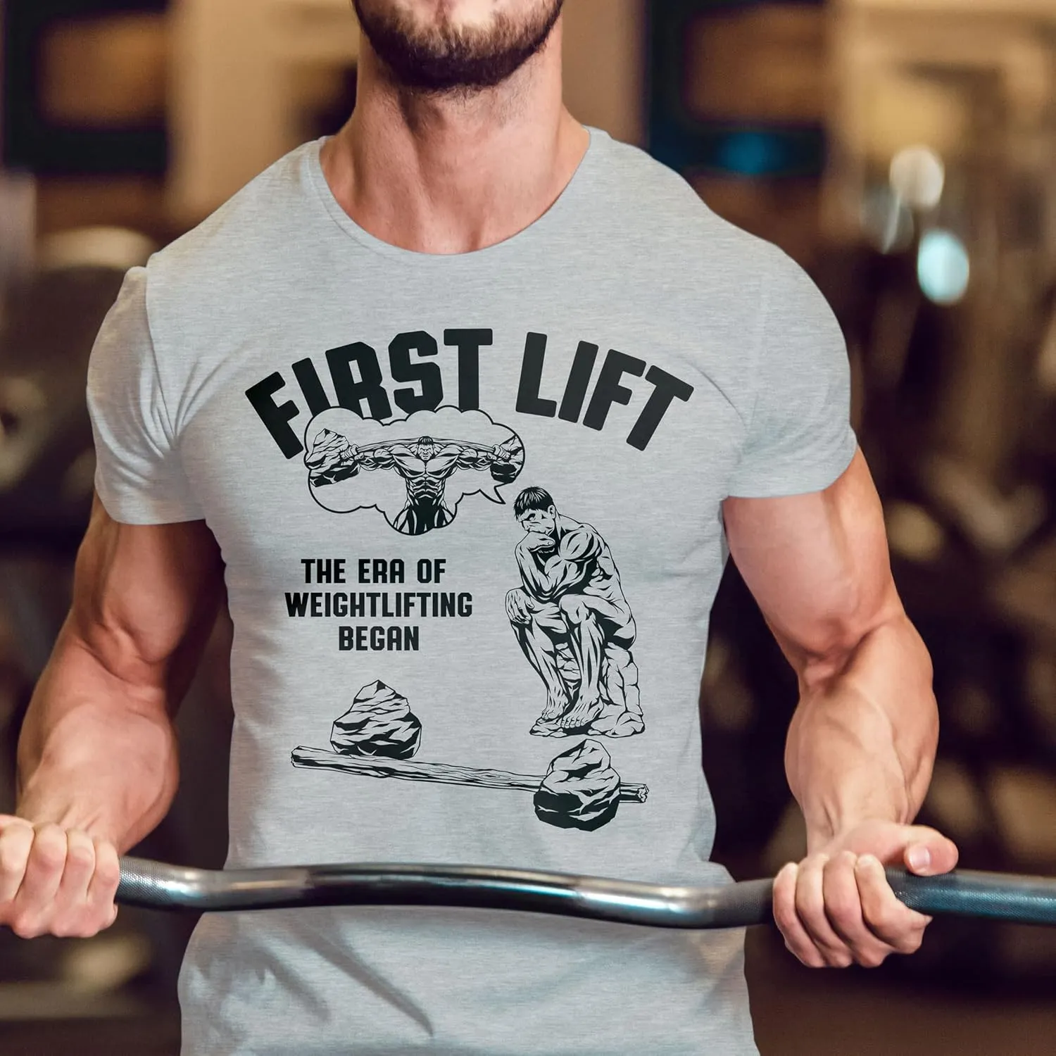 Workout Funny Mens Shirt, Deadlift Gym, Motivational Weight Lifting Gift T-Shirt